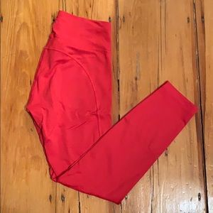Outdoor Voices Scarlet Flex Leggings